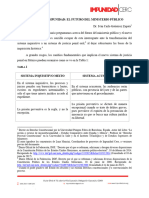 Gutierrez. Combatir La Impunidad. El Futuro Del MP