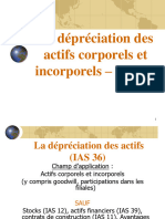 Dépréciation Actifs