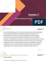 Bases Teóricas Da Psicopedagogia - Unidade I