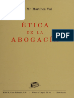 Ética de La Abogacía (Martínez Val)