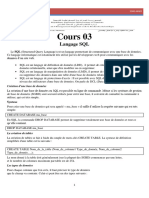 Cours 3 Informatique (2eme Année - Semestre 2)