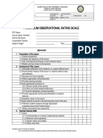 Appendix C Practicum Observational Rating Scale