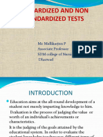 Standardized & Non Standarized Tests