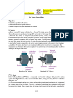 DC Motor Control Lab