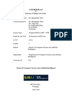 Course Plan IOT