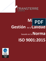 Manual de Calidad ISO 9001-2015