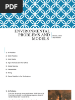 Environmental Problems and Models