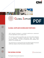 CNH Industrial - Global Supplier Scorecard Rules 2023