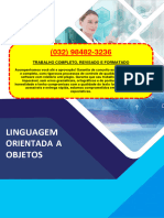 Resolução - (032) 98482-3236 - Roteiro de Aula Prática - Linguagem Orientada A Objetos