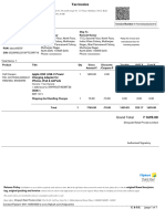 Flipkart Apple 20W Adaptor Invoice