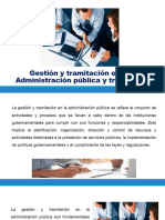 Gestion y Tramitacion en La Administracion Publica y Tributaria