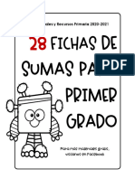 Comparto '28 Fichas de Sumas' Con Usted