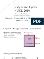 Thermodynamic Cycles Chapter 4