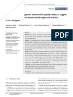 Effects of A Levonorgestrel Intrauterine System Versus A Copper