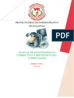 Proyecto Mantenimiento