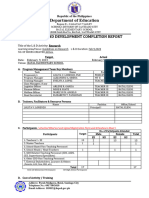 TERMINAL REPORT Education