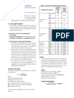 Method of Lighting Calculations