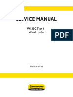 New Holland W130C Tier 4 Wheel Loader Service Repair Manual