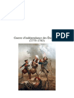 Guerre D'indépendance Des États-Unis (1775-1783)