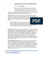 IELTS Speaking Marking Criteria and Feed