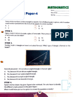 SAFAL - Mathematics - STD 8 - Set 4