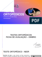 Testes Ortopédicos - AMANDA ALVES