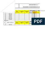 Anexo 18. Programación y Registro de Mantenimiento