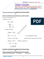 II PUC Chemistry Short Notes-2024 (Other)