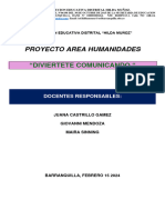 Proyecto Diviertete Comunicacndo Area Humanidades