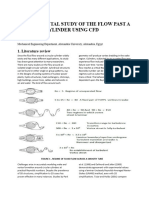 A Fundamental Study of The Flow Past A Circular Cylinder Using CFD