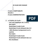 Routage Inter-Vlan&routage Statique