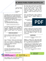 Estudo Da Célula - Lição 2 - o Método de Jesus para Fazer Discipulos