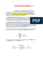 4.1 Elasticidad Precio de La Demanda