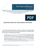 Jurisprudência em Teses Do STJ - Registros Públicos, Cartorários e Notariais