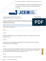 Aroda Et Al Long-Term Metformin Use and Vitamin B12 Deficiency in The Diabetes Prevention Program Outcomes Study - PMC