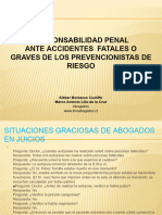 Responsabilidad Civil y Penal de Los Prevencionistas