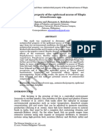 Antimicrobial Property of The Epidermal Mucus of Tilapia