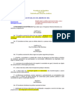 Politica Nacional Do Idoso - Lei #8.842, de 4 de Janeiro de 1994