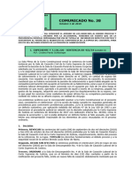 No. 38 Comunicado 03 de Octubre de 2019 - PENSION SOBREVINIENTES