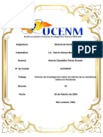 Informe de Investigación Sobre Los Líderes de La Resistencia Nativa en Honduras