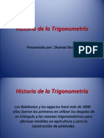 Historia de La Trigonometra