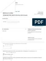 MODULE 3 LONG EXAMINATION - MATH148 - 4Q - 2223 - MATH148 - 4Q2223, Section B71, Summer 1 2023 - WebAssign