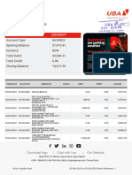 Bank Statement For Peter Odizigha Bubarafiai, UBA Group