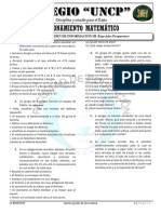 5to - 25 - Razonamiento Matematico - Orden de Información Ejercicios Propuestos