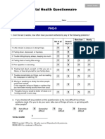 Succeed Mental Health Questionnaire