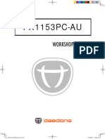 Kioti Daedong PX1153PC-AU Tractor Service Manual 03-2019