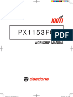 Kioti Daedong PX1153PC Tractor Service Manual