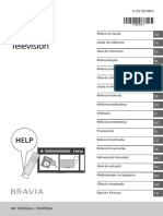 Manual Sony KD70XF8305