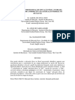 A Formação Do Profissional de Educação Física No Brasil Uma História Sob A Perspectiva Da Legislação Federal No Século XX