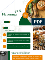 Seasoning and Flavorings